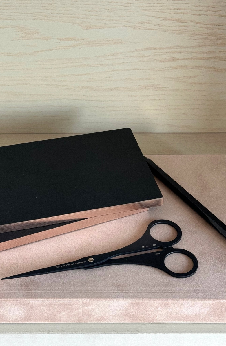 Wms&Co. Little Notebooks with Rose Gold Edging, Alternate, color,