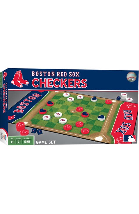 Boston Red Sox Checkers Board Game