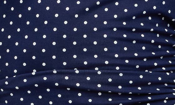 EDIKTED Abriana Polka Dot Ruched Waist Top — фото 6