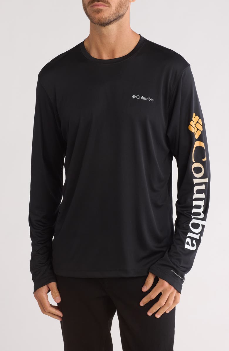 Columbia Rapid Creek Printed Long Sleeve T-Shirt, Main, color, 