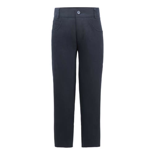 Moustache Modern Dress Pants In Dark Blue