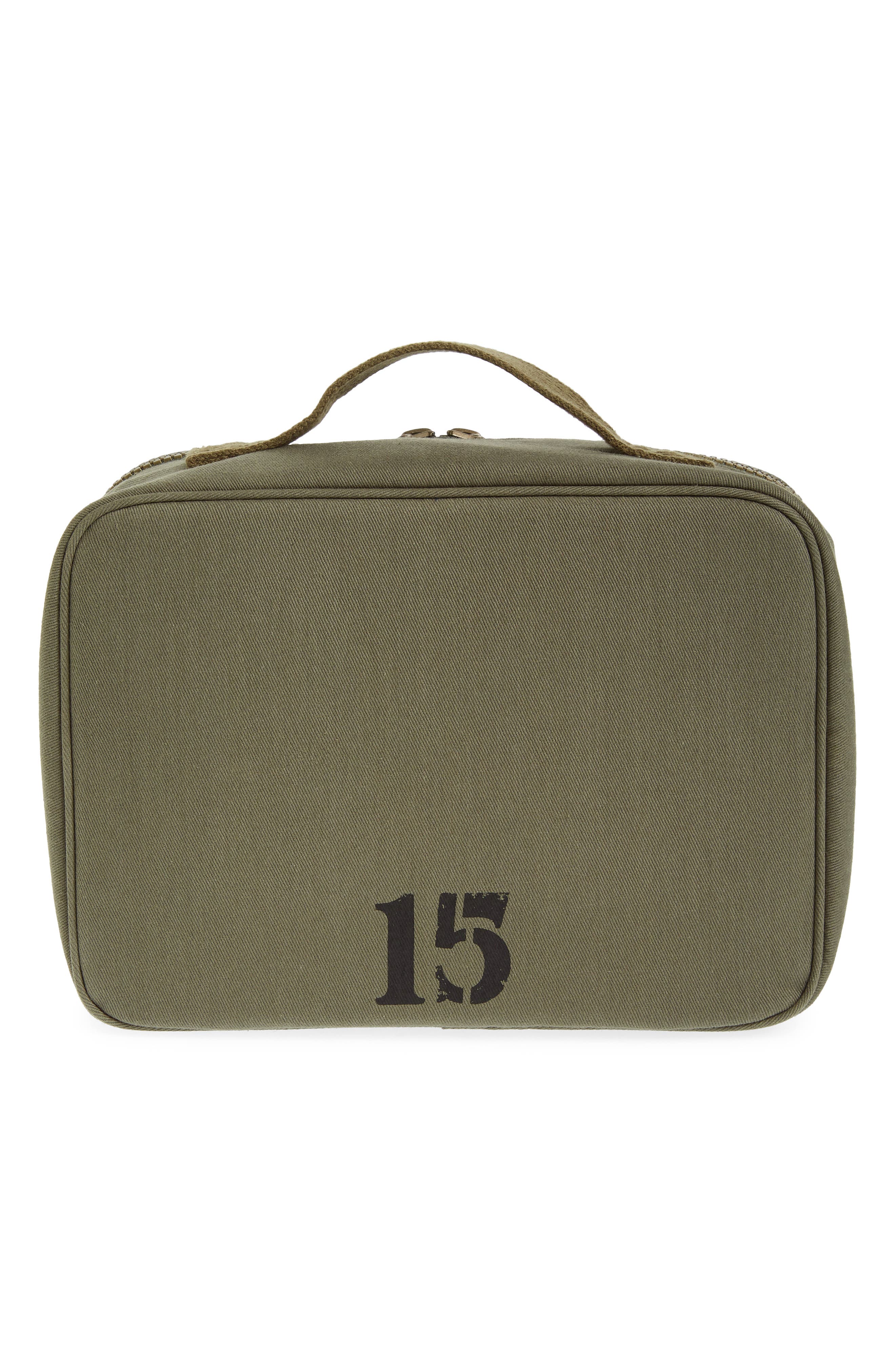 FEED Canvas Lunch Box, Alternate, color, 
