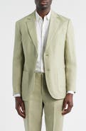 Nordstrom Henrik Trim Fit Solid Italian Linen Suit Separate Jacket