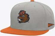 Mitchell & Ness Men's Mitchell & Ness  Gray/Orange Oregon State Beavers Plaid OG Snapback Hat