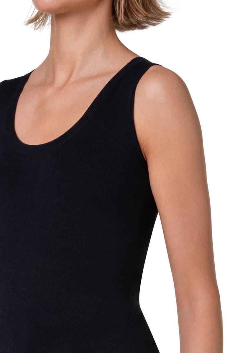 Akris Stretch Silk Tank Top, Alternate, color,