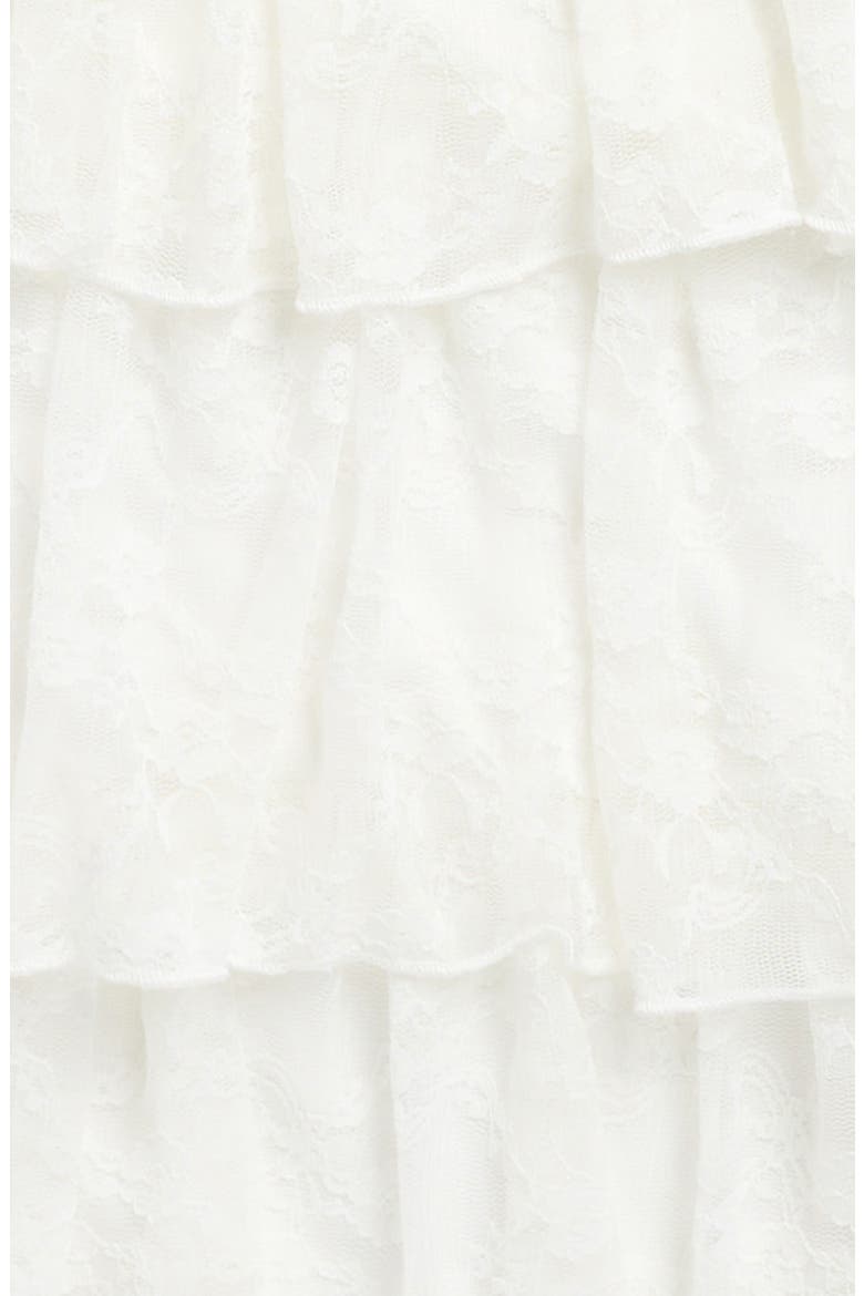Kids' Tiered Lace Dress, Alternate, color, IVORY