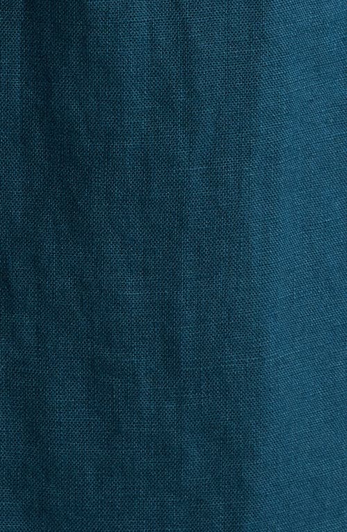 Alex Crane Playa Linen Button-down Shirt In Dusk