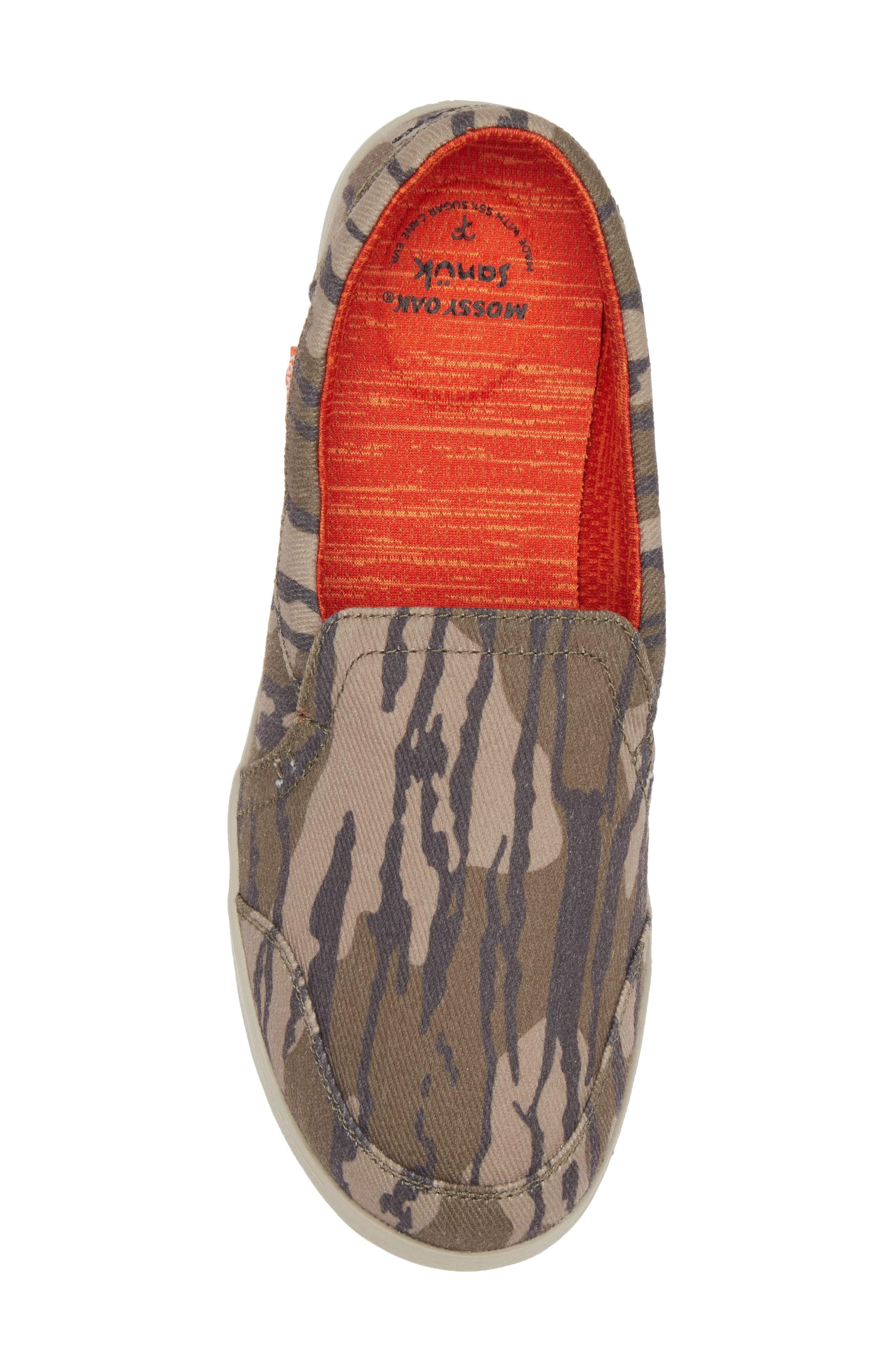 Sanuk x Mossy Oak Hangout Lite Slip-On Sneaker, Alternate, color, 