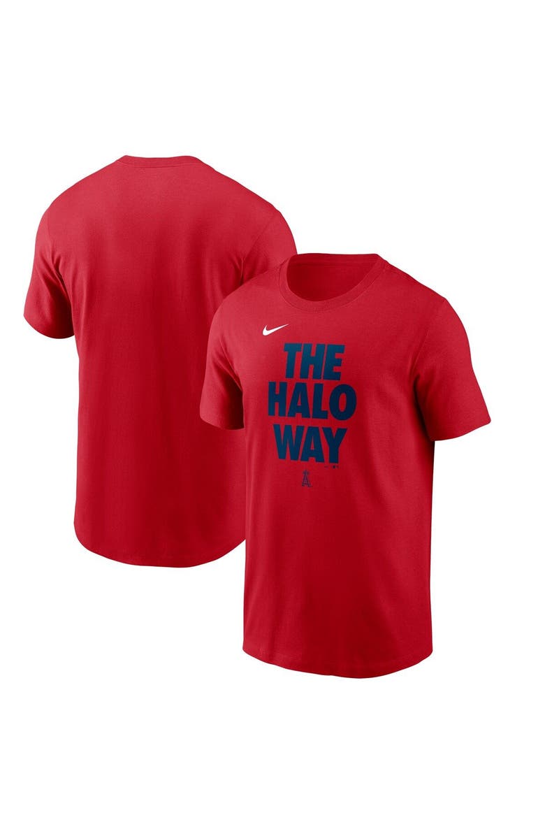 Nike Men's Nike Red Los Angeles Angels Rally Rule T-Shirt, Main, color, Red