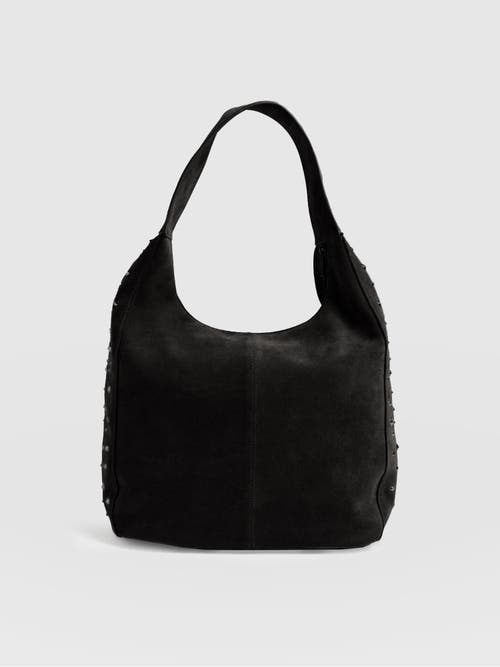 Saint And Sofia Saint + Sofia Margot Hobo Shoulder Bag In Black