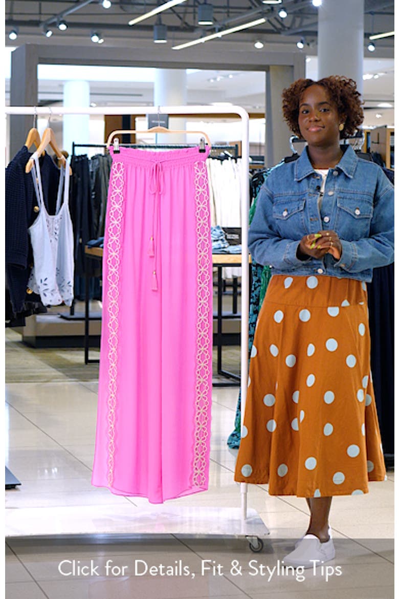 Athena Embellished Wide Leg Pants video