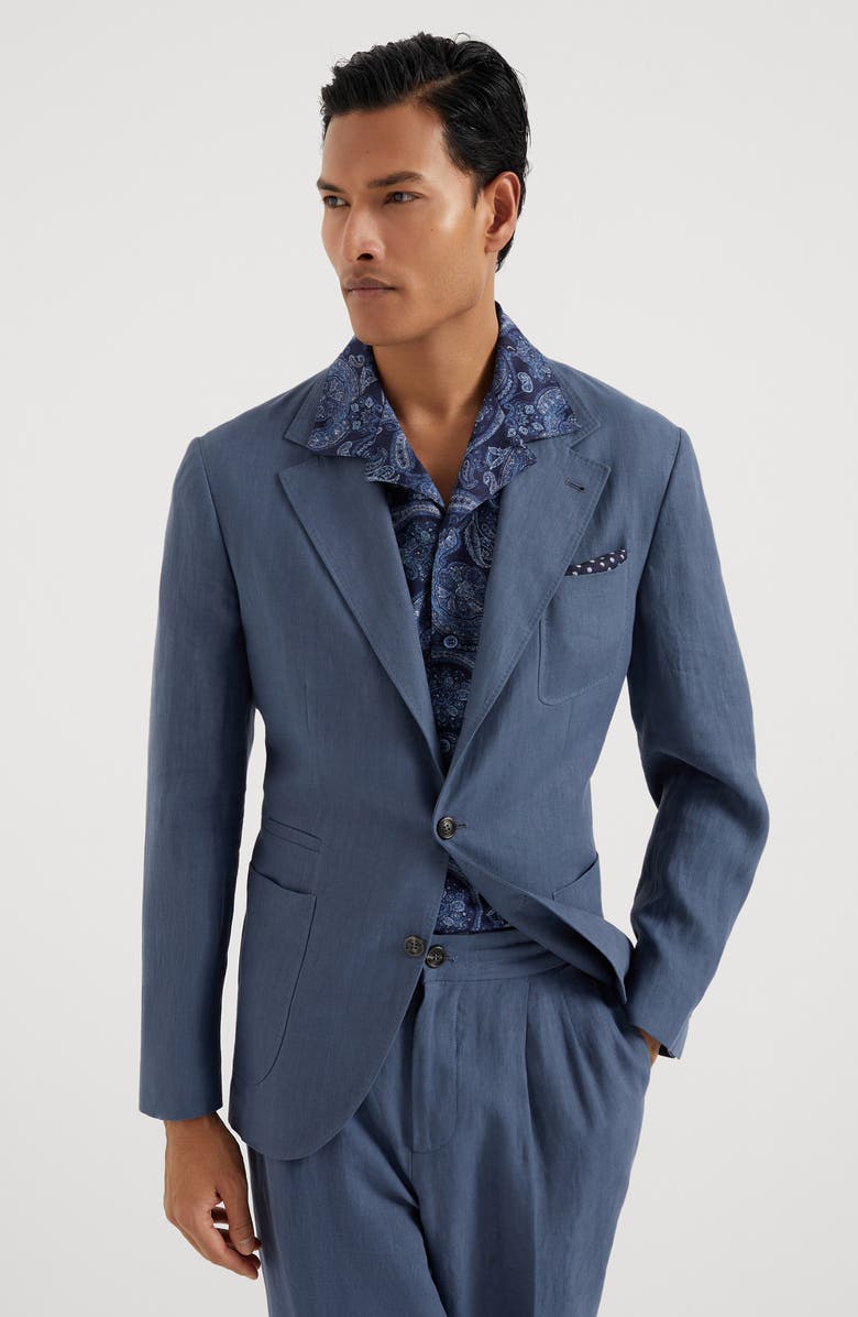 Brunello Cucinelli Deconstructed blazer, Alternate, color, 