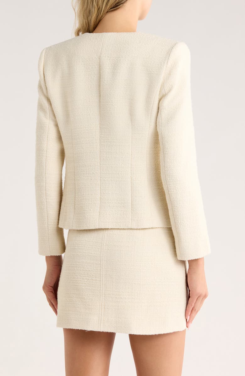 A.L.C. Luca Tweed Jacket, Alternate, color, Off White