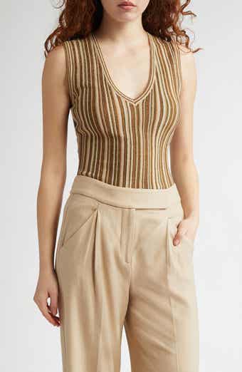 Sid Sparkle Stripe Rib Sweater Tank