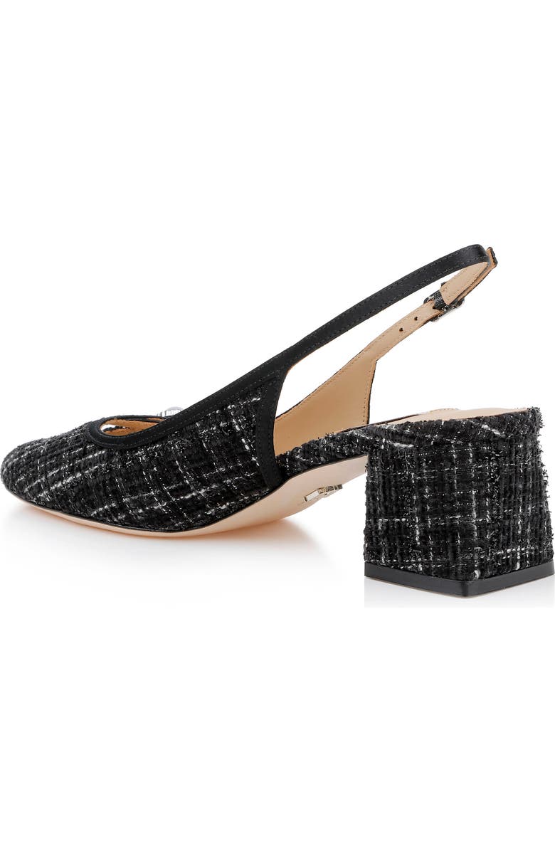 Badgley Mischka Collection Veera Slingback Pump, Alternate, color, Black Multi