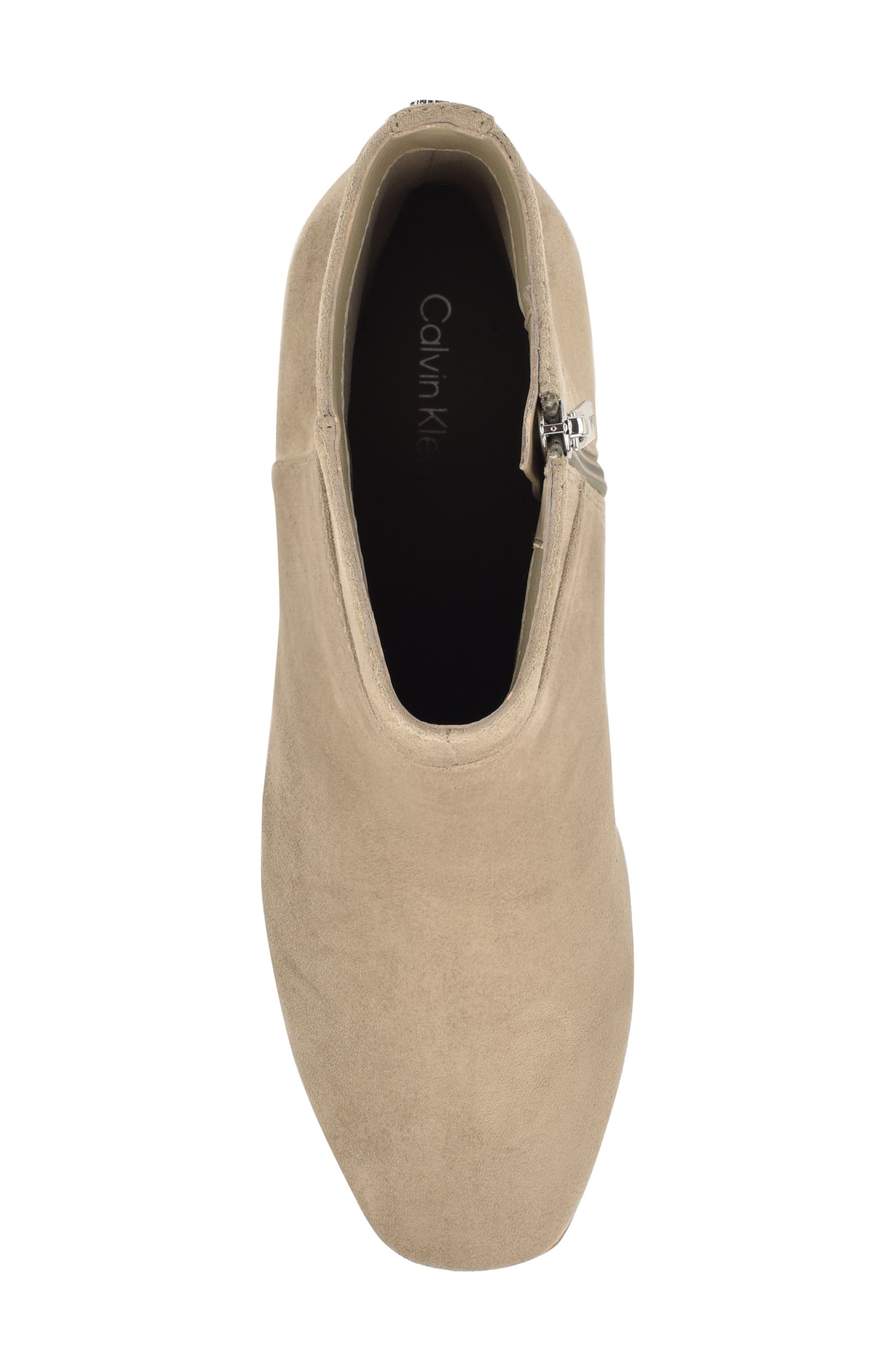 Parry Faux Suede Bootie, Alternate, color, BROWN