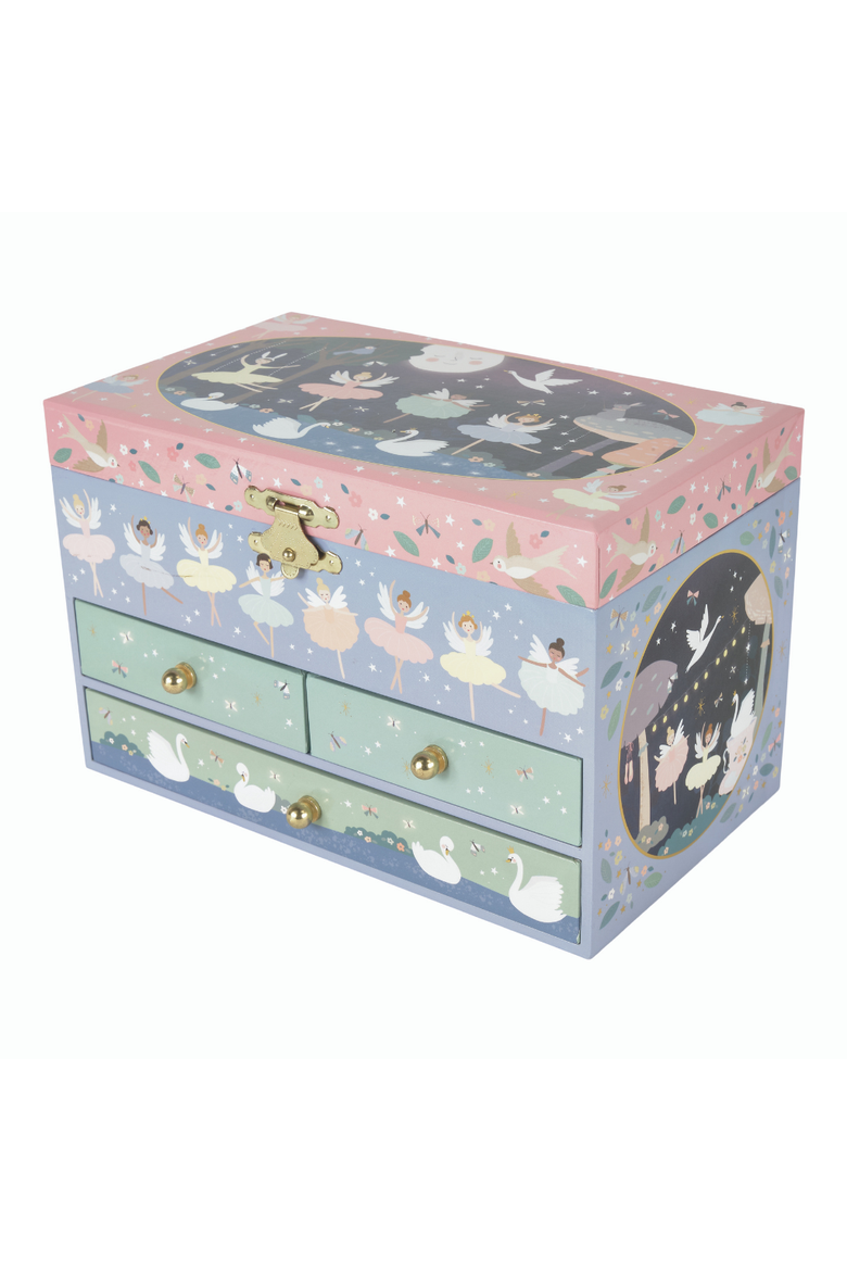 Jewelry Box Enchanted Plays Swan Lake, Alternate, color, Enchanted