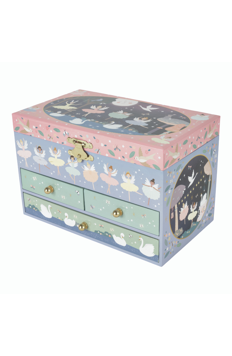 Floss & Rock Jewelry Box Enchanted Plays Swan Lake, Alternate, color, 