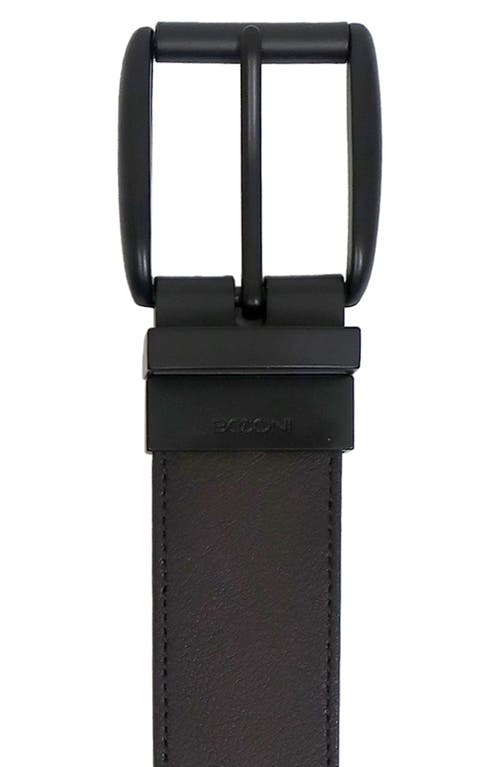 Boconi Reversible Leather Belt In Brown