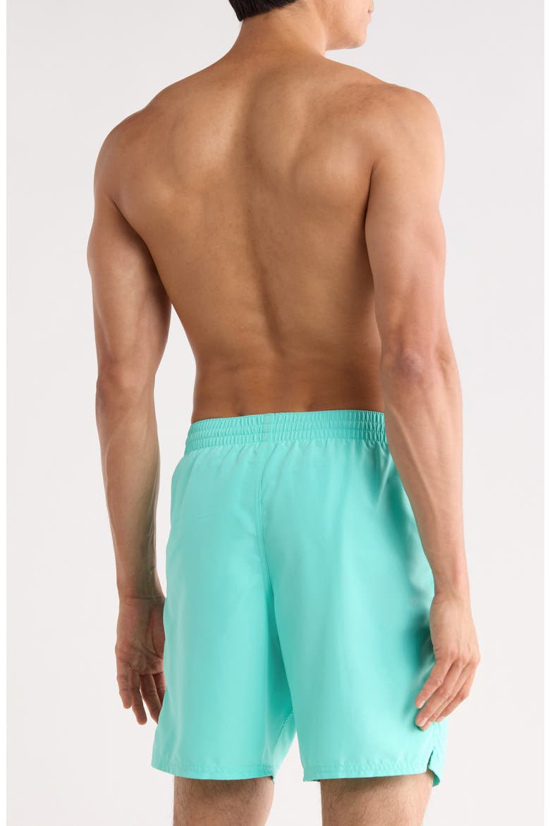 7-Inch Volley Swim Trunks, Alternate, color, BLEACHED TURQUOISE