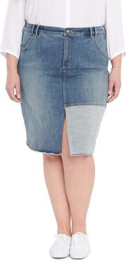 NYDJ Center Slit Midi Skirt