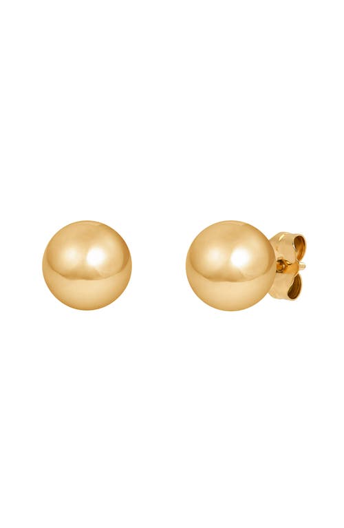 Frankie & Zoe Ball Stud Earrings In Gold