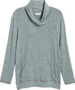 Loveappella Cross Neck Seamed Pullover