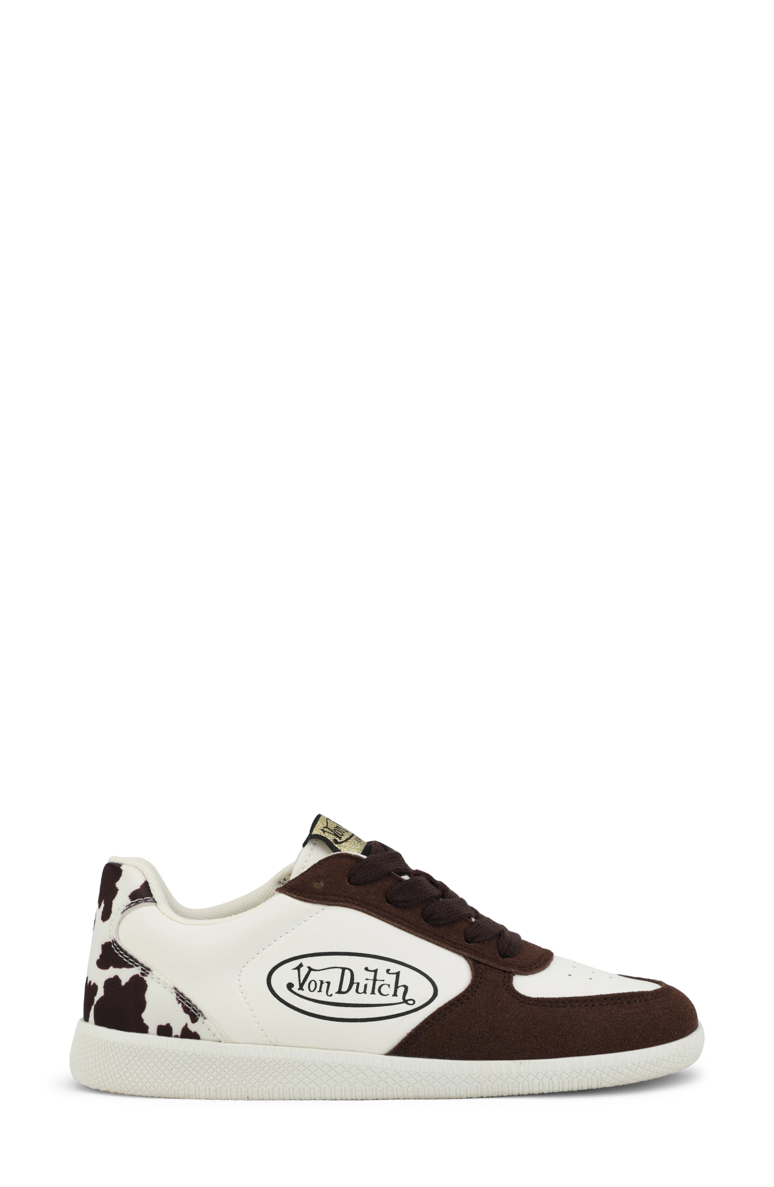 Ranch Sneaker, Alternate, color, WHITE/BROWN