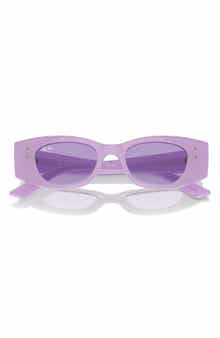 Kat 49mm Small Rectangular Sunglasses