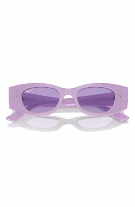 Kat 49mm Small Rectangular Sunglasses