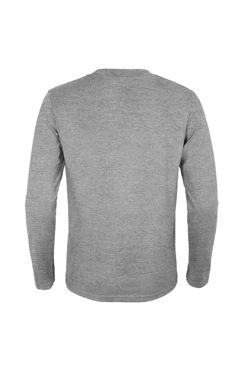 FANATICS Youth Fanatics Branded Heathered Gray Los Angeles Rams Super Bowl LVI Champions Locker Room Trophy Collection Long Sleeve T-Shirt, Alternate, color, 