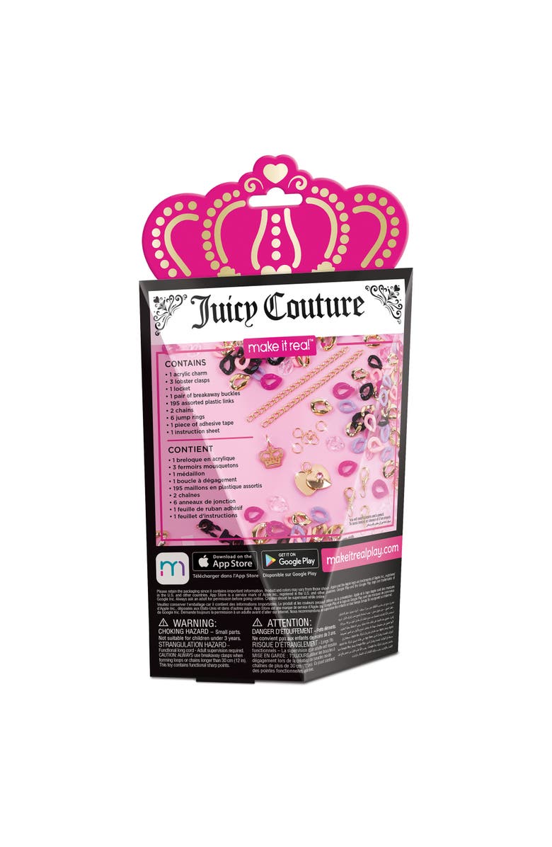 Juicy Couture Make It Real Juicy Couture Chic Links DIY Jewelry Kit, Ages 8+, Alternate, color, Multicolored