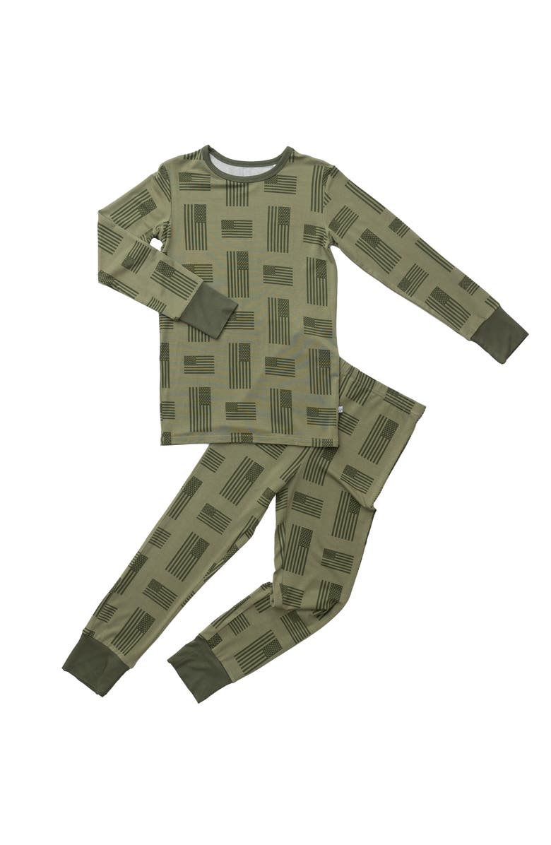 Laree + Co Kolton 2-Piece Long Sleeve Set, Main, color, Green