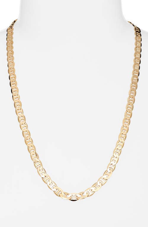 Child Of Wild Rhapsody Thick Mariner Chain Necklace In Gold