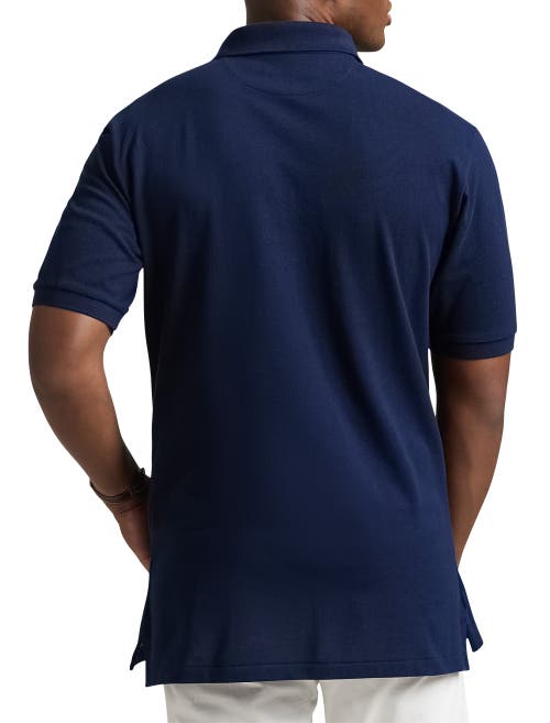 Polo Ralph Lauren Skier-print Mesh Polo Shirt In Rl Navy Multi