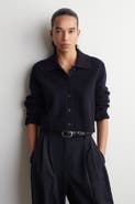 COS Collared Merino Wool Cardigan