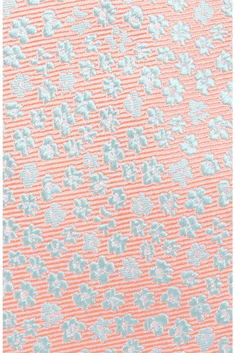 Adantee Floral Silk Tie, Alternate, color, ORANGE