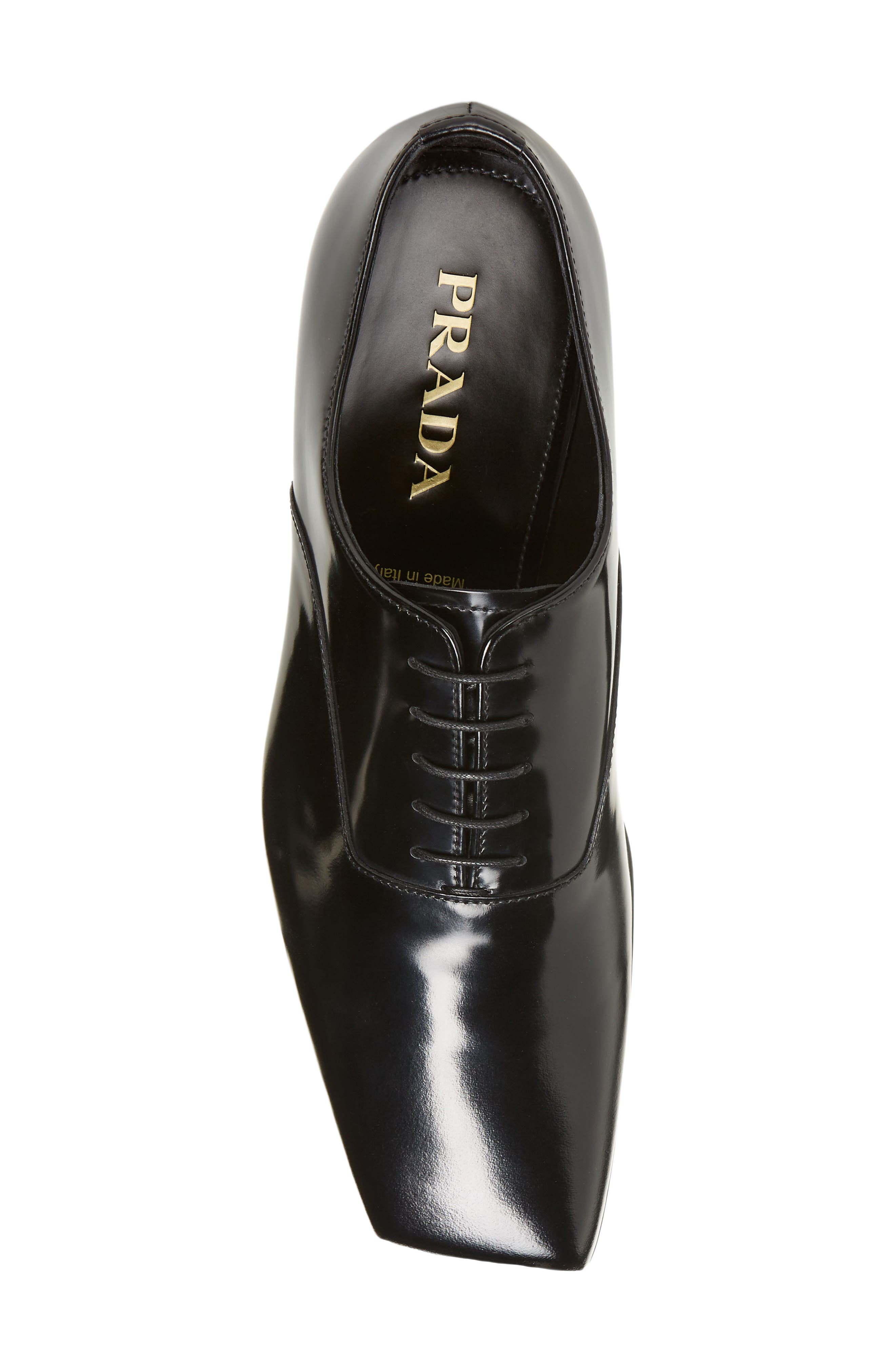 Prada Chisel Toe Oxford, Alternate, color, 