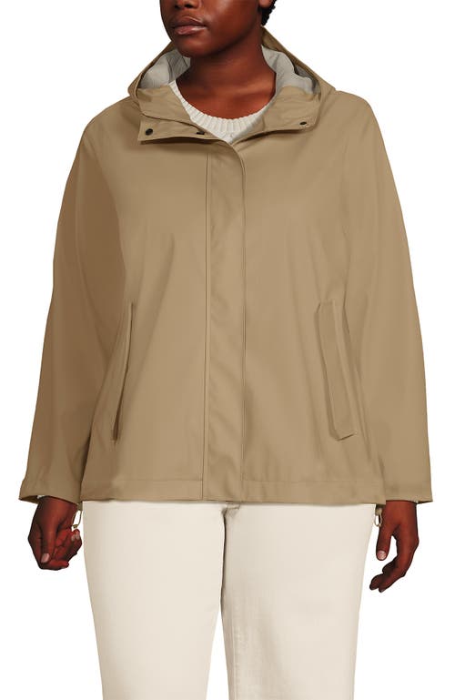 LANDS' END LANDS' END SQUALL WATERPROOF RAIN SLICKER JACKET 