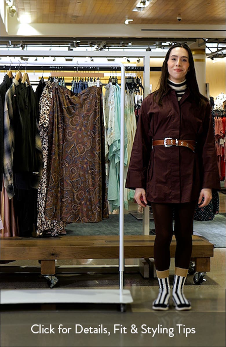 Clover Bias Cut Silk Blend Skirt, sales video thumbnail