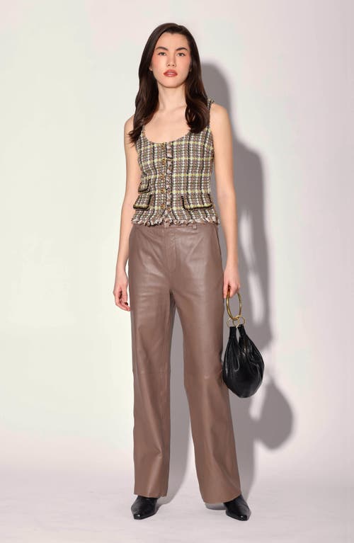 Walter Baker Maria Tweed Top In Multi