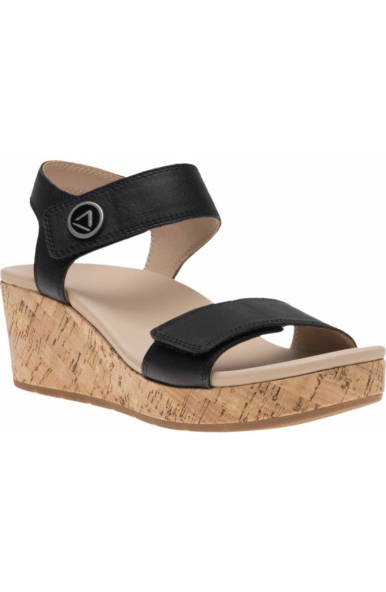 ABEO Riviera Strap Sandal, Main, color, Black - Regular