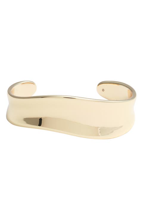 Organic Metal Cuff Bracelet