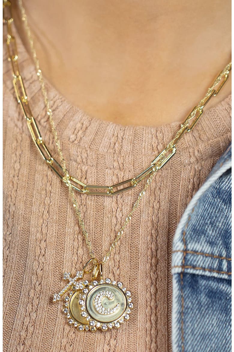 Skinny Twisty Chain Necklace, Alternate, color, GOLD
