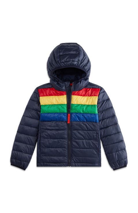 Kids Puffer Jacket In Stripe (Toddler, Little Kid, & Big Kid)