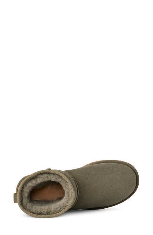 Ugg(r) Ugg Classic Mini Ii Genuine Shearling Lined Boot In Green