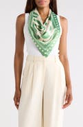 NORDSTROM RACK Floral Satin Scarf