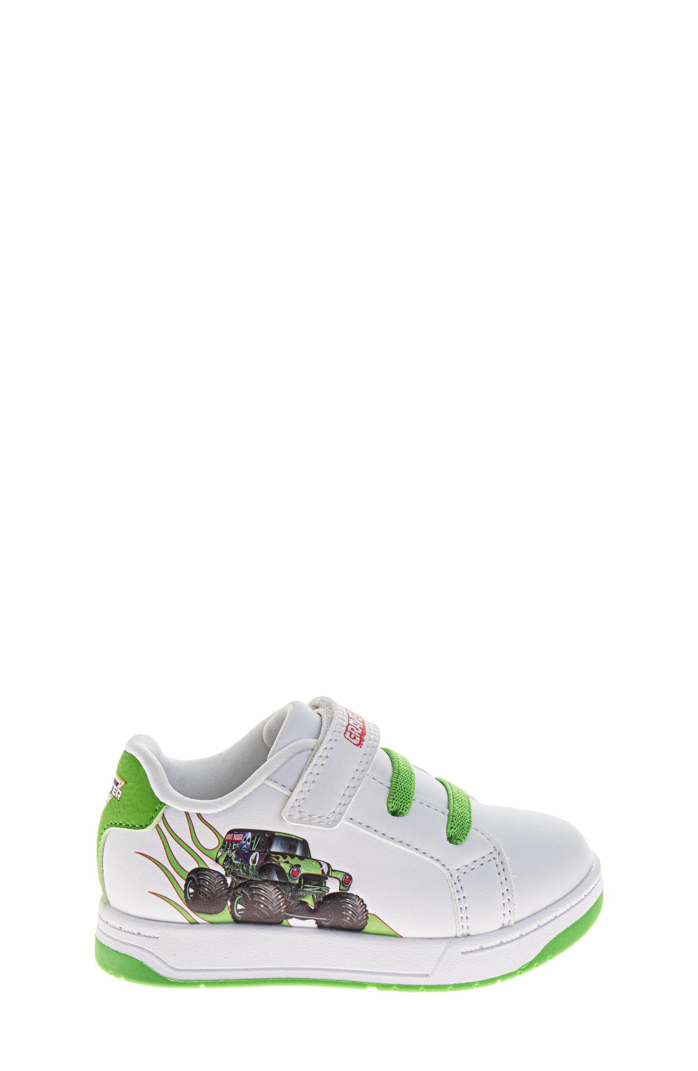 JOSMO Kids' Monster Jam Grave Digger Sneaker, Alternate, color, 