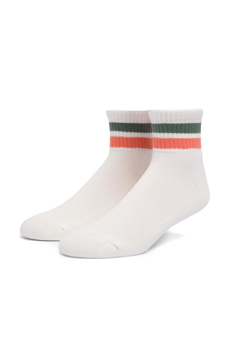 Parks Project Trail Crew Quarter Sock 2 Pack, Alternate, color, Green And Natural