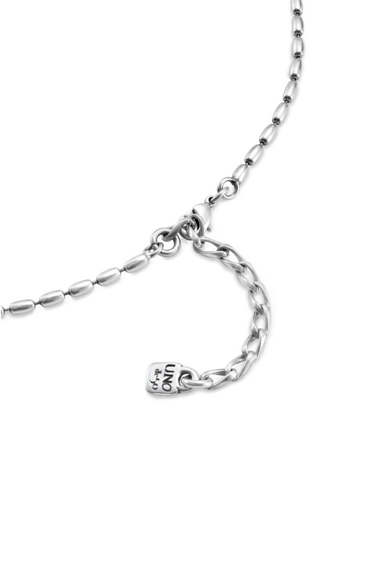 UNODE50 Twist of Love Necklace, Alternate, color, Silver